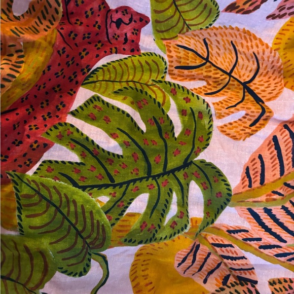 FARM Rio Summer Dream Linen-Blend Maxi Dress- White Lotus Vibes- Large! - Picture 5 of 12